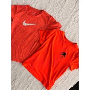 Toddler Boy 3T 4T Shirt Bundle Nike Dri-Fit Tommy Bahama Orange Tees